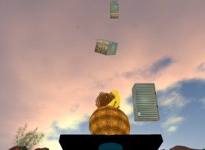 Falling Cargo WestYellow Fire